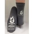 Gray Adult Mid-Calf Comfort Slipper Socks